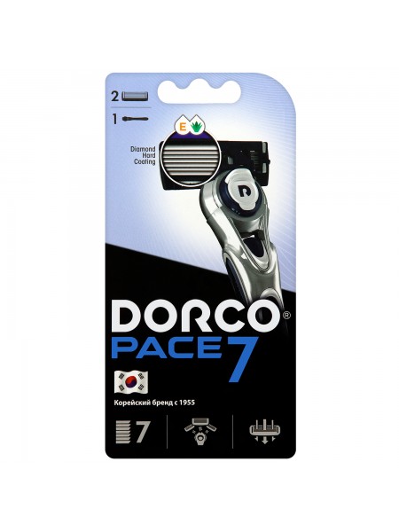 Станок Dorco PACE7 (SVA1002)(Станок + 2 кассеты)
