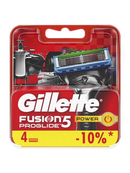Gillette FUSION Power ProGlide (4шт) RusPack orig