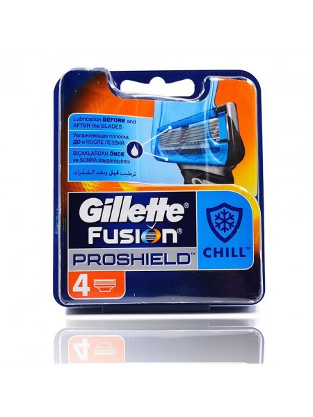 Gillette FUSION Proshield (4шт) EvroPack orig