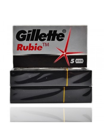 Классические Лезвия Gillette "Rubie" Platinum (1 лист * 20 пачек * 5 лезвий)
