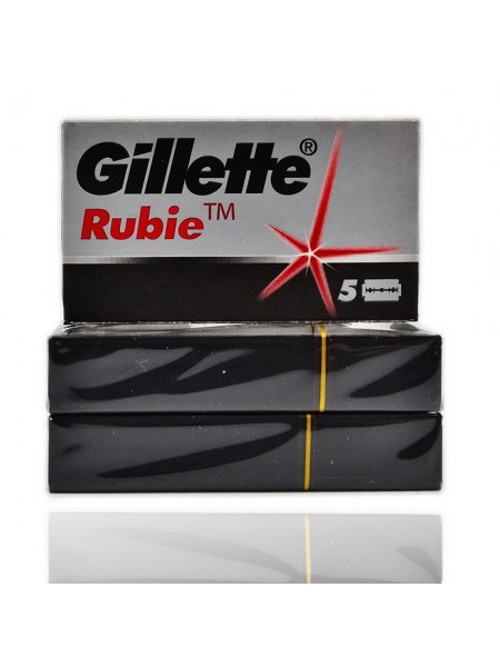Классические Лезвия Gillette "Rubie" Platinum (1 лист * 20 пачек * 5 лезвий)