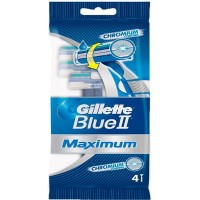 Одноразовые станки GILLETTE BLUE 2 MAXIMUM (4шт)
