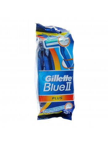 Одноразовые станки GILLETTE BLUE 2 PLUS (10шт)