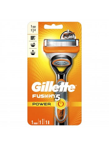 Gillette станок FUSION Power (Станок + 1 кассета)