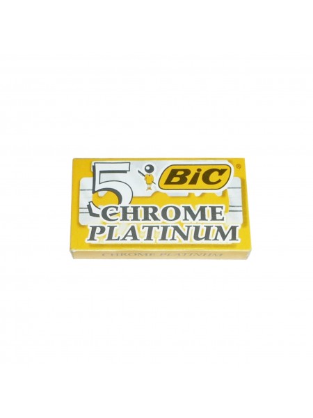 Классические Лезвия "BIC" Platinum (1 пачка * 5 лезвий)