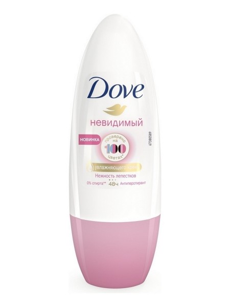 Dove deo-roll 50 ml Невидимый Нежность лепестков