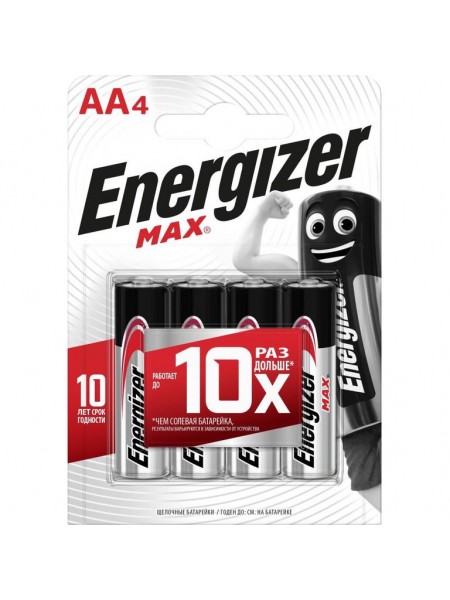 Energizer Алкалин AA MAX E92 (4 шт.)