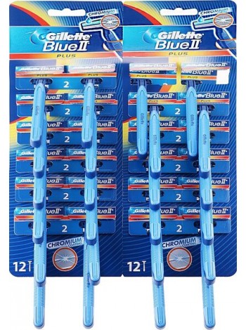 Одноразовые станки GILLETTE BLUE 2 PLUS (48шт) на карте