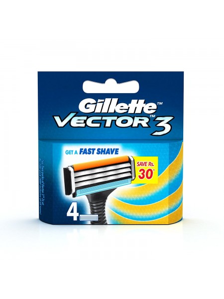 Gillette Vector (4шт) EvroPack orig